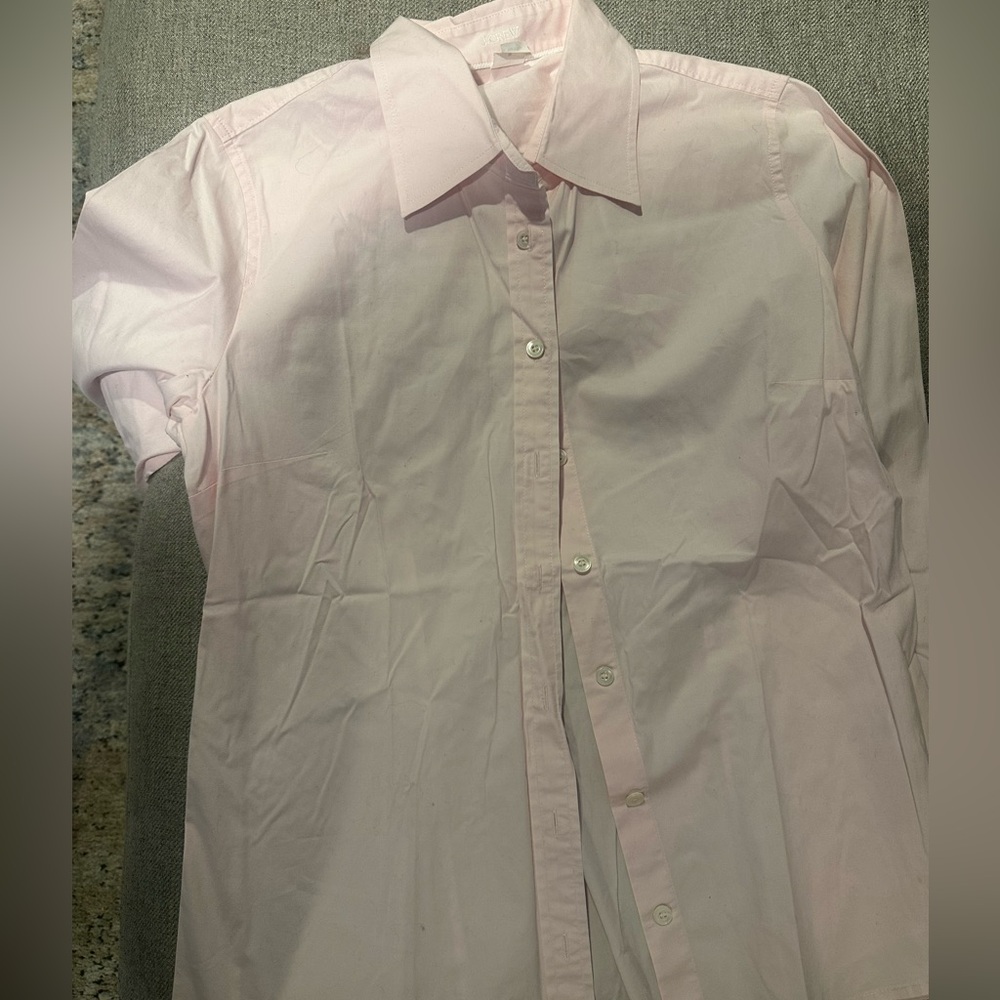 J. Crew Light Pink Casual Button Down Shirt